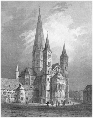 Bonn Muenster Stahlstich